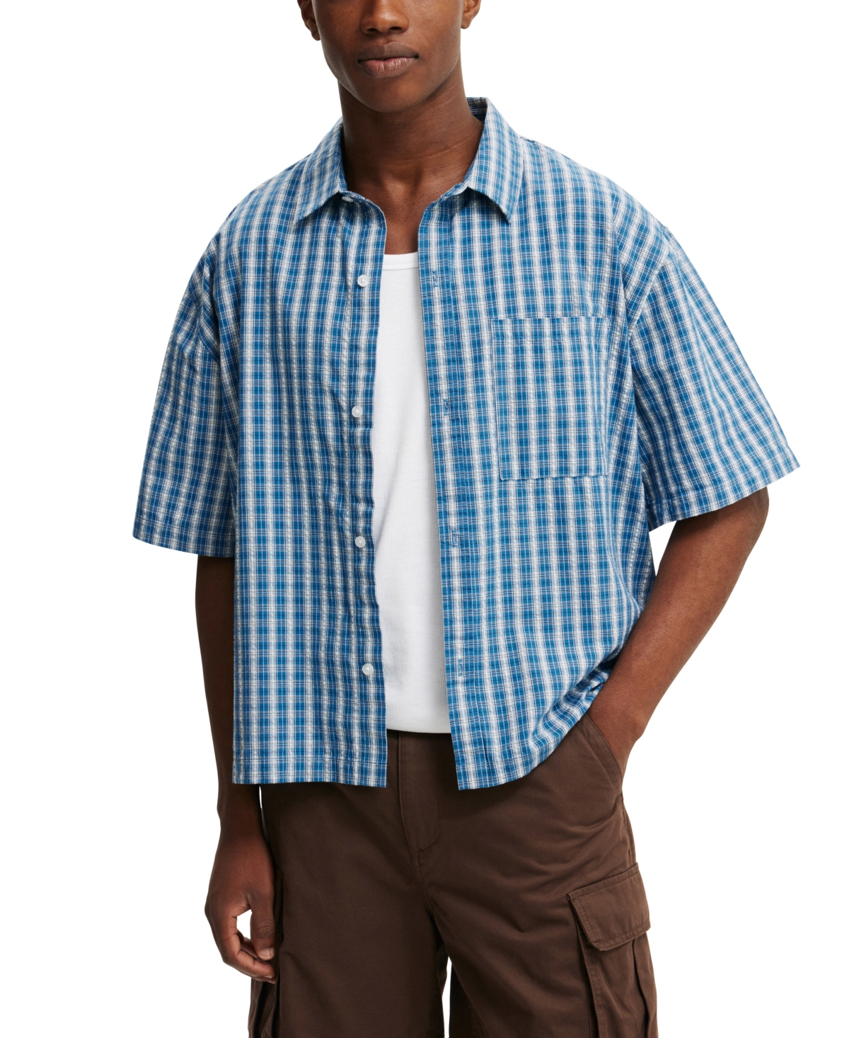 Shop Cotton On Men's Darcy Short Sleeve Shirt