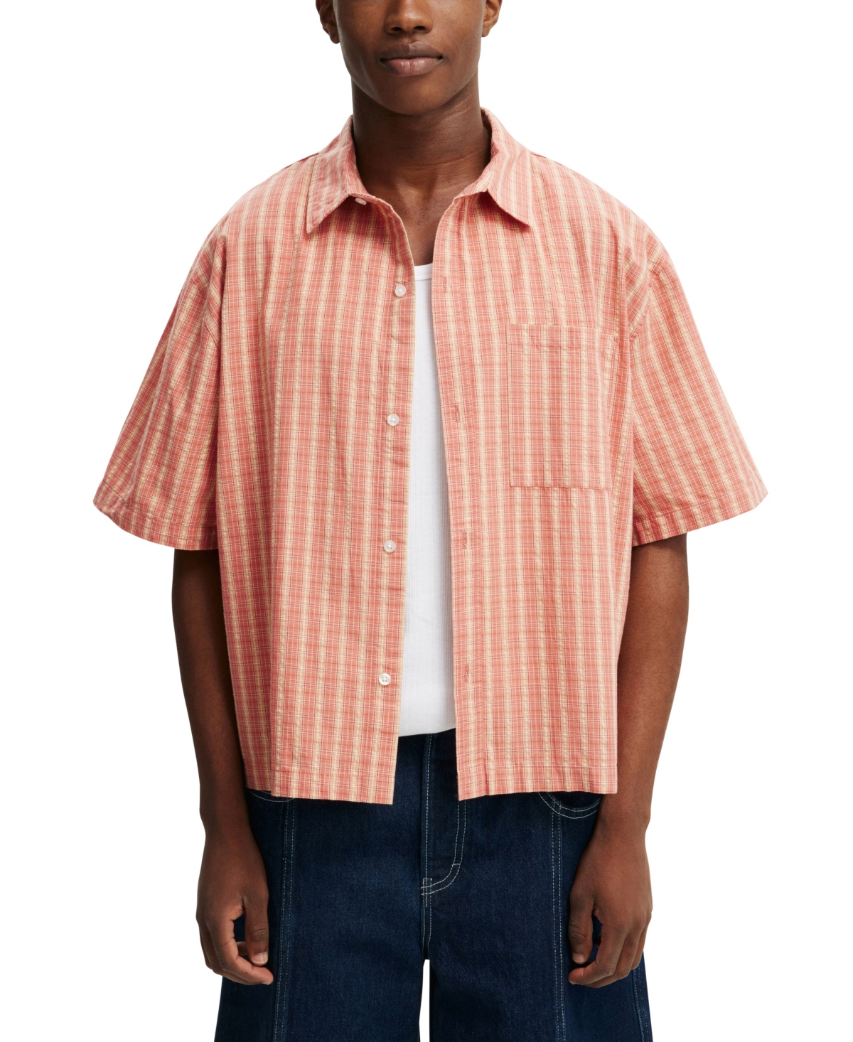 Shop Cotton On Men's Darcy Short Sleeve Shirt