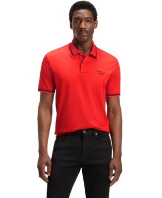 Porsche x BOSS ポロシャツ Targa オレンジ Porsche x BOSS Men's Cotton Moisture Control Polo Shirt - Macy's