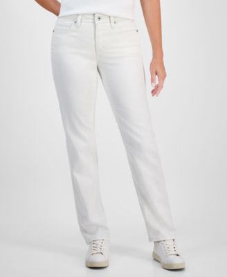 Style & Co - Women's Mid-Rise Straight-Leg Denim Jeans