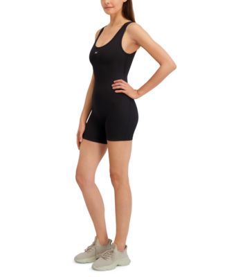 Women's Ribbed-Knit Scoop-Neck Sleeveless Romper