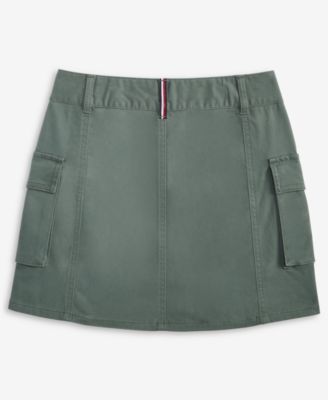 Big Girls Cotton Cargo Skirt