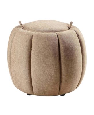 20" Designs4Comfort Daisy Storage Ottoman with Reversible Tray Lid