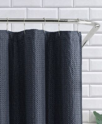 Modern Waffle Shower Curtain, 72" x 72"