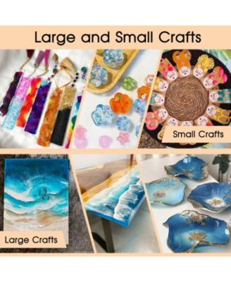 1 Gallon Crystal Clear Epoxy Resin Kit - Self-Leveling Low Viscosity Formula for Bubble-Free Casting, Jewelry Making, Wood Crafts & Table Tops