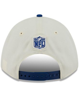 Men's Cream/Royal New York Giants 2025 NFL Draft 9FORTY A-Frame M-Crown Adjustable Hat