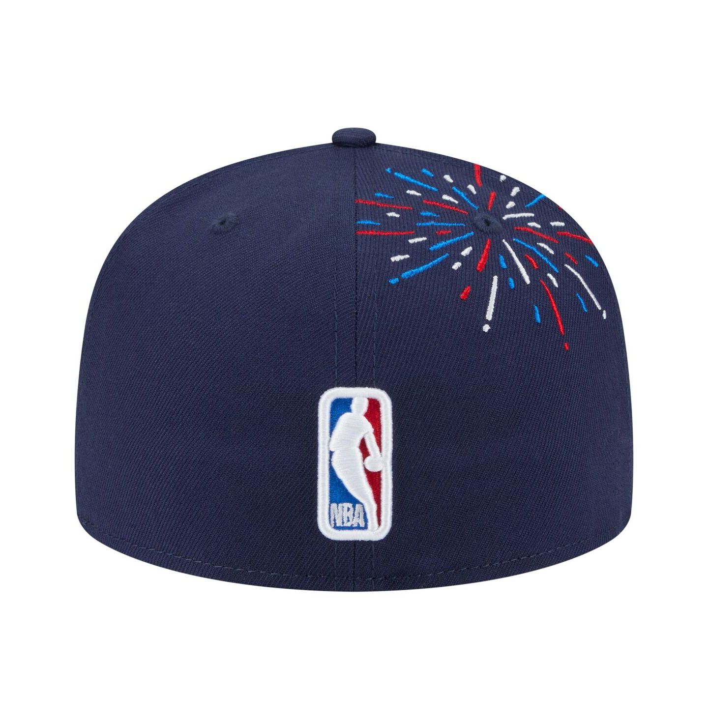 Мужская кепка New Era Navy Phoenix Suns Americana Fireworks 59FIFTY Fitted Hat — фото 4