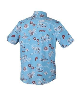 Men's Light Blue Philadelphia Phillies Kekai Button-Down Shirt
