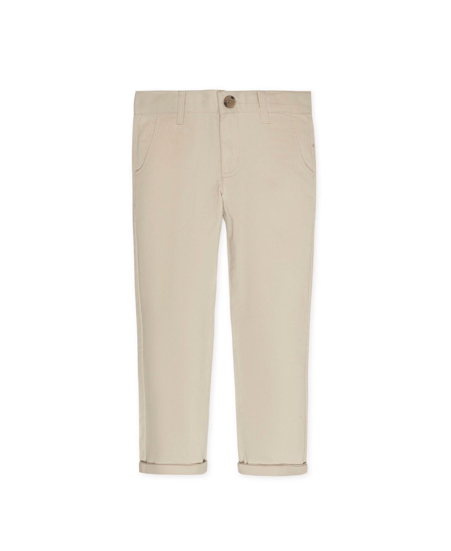 Брюки Hope & Henry Organic Skinny Stretch Twill Chino Pant для мальчиков, цвет: Светлый хаки — фото 1