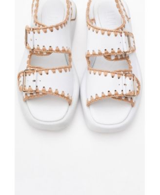 Douro Braided Rope Strap Leather Sandal (Women)