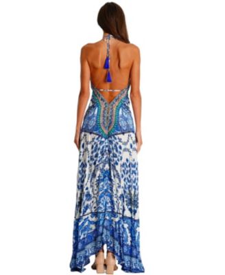 Women's Maxi halterneck dress