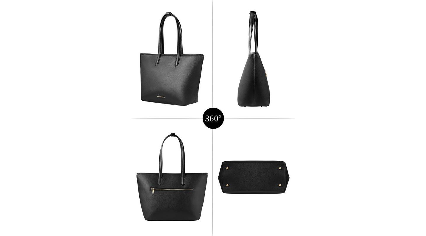 Женская сумка Victoria Hyde London Tote Large Capacity Shopper Yoana Victoria Hyde, цвет: Чёрный — фото 5