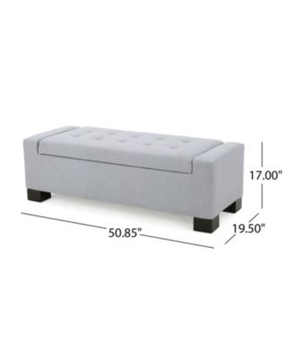 Guernsey Contemporary Tufted Storage Ottoman