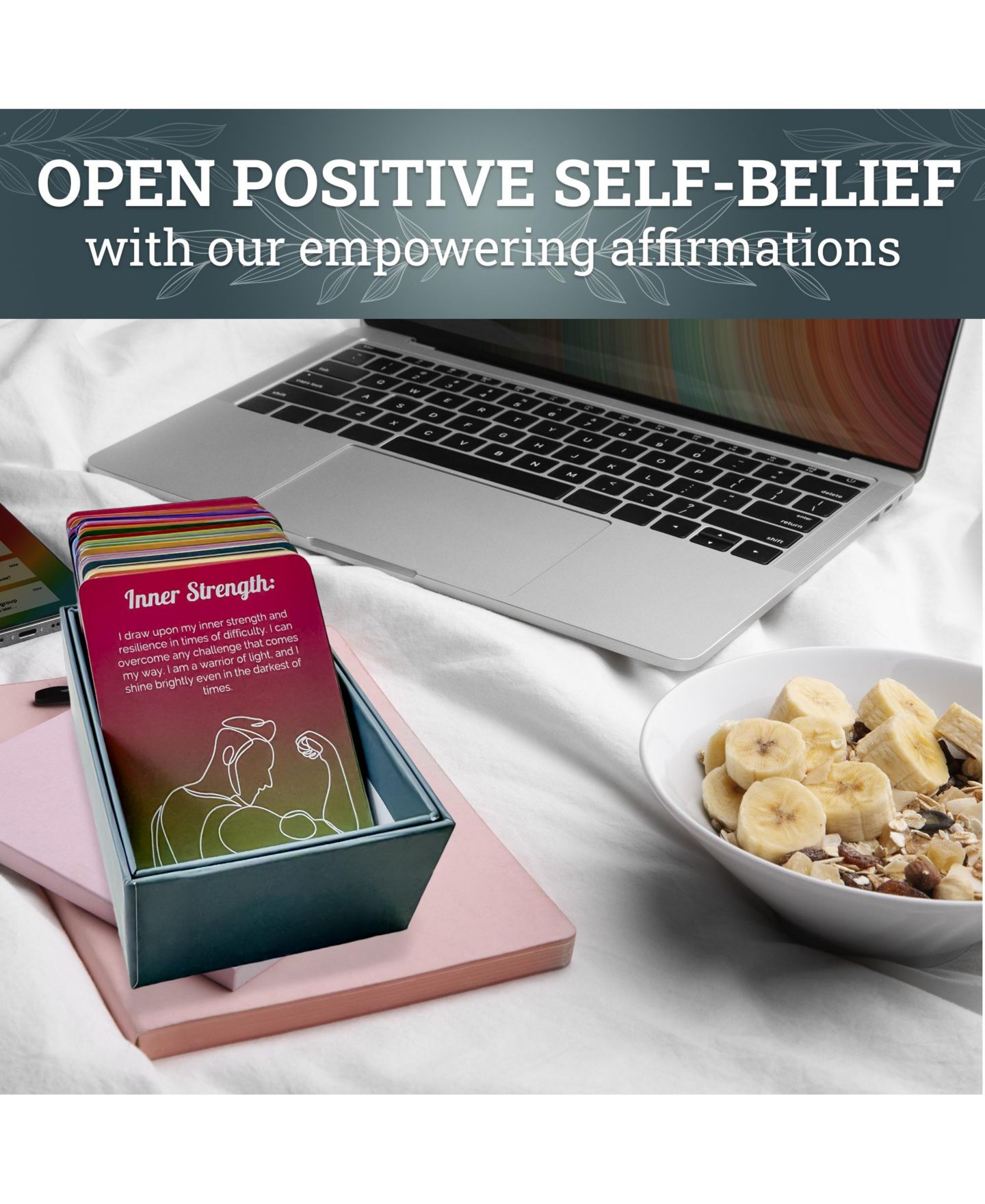 Детские карточные игры Quokka Rethink Positive Affirmation Mindfulness 95-Piece Card Game, Ages 14+ — фото 4
