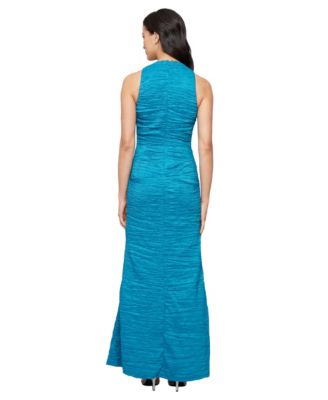 Petite Stretch Taffeta A-Line Dress