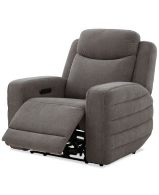 Kristyan Fabric Power Recliner with Power Headrest with Zero Wall & Heat Massage, Exclusively at Macy's