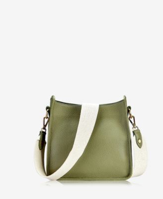 Elle Pebble Leather Crossbody Bag