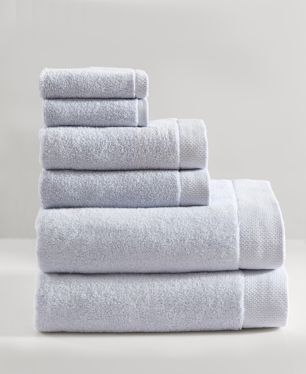 Calvin Klein Entwine Solid Cotton Terry 6-pc. Towel Set, 58" X 30"