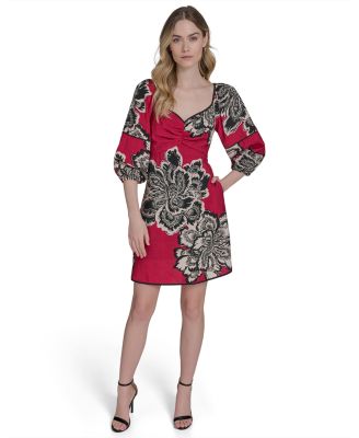 Vince Camuto - Women's Printed Fit & Flare Dress