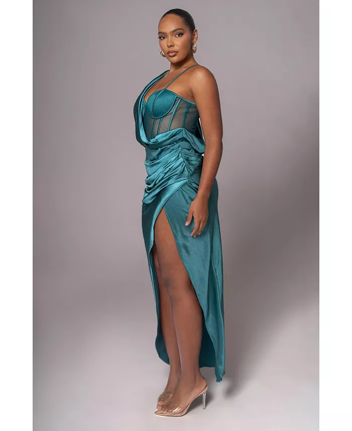 Women's Anastacia Drape Maxi Dress - thumbnail 4