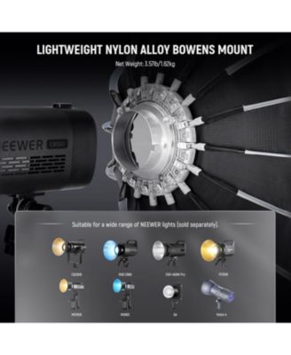 35.4"/90cm Parabolic Softbox Bowens Mount, Quick Release with Diffusers/Grid/Bag for Video Continuous Lighting CB60 CB200B MS60 MS150B Q4 Compatible with Godox Amaran 100x Aputure 600d, NS90P