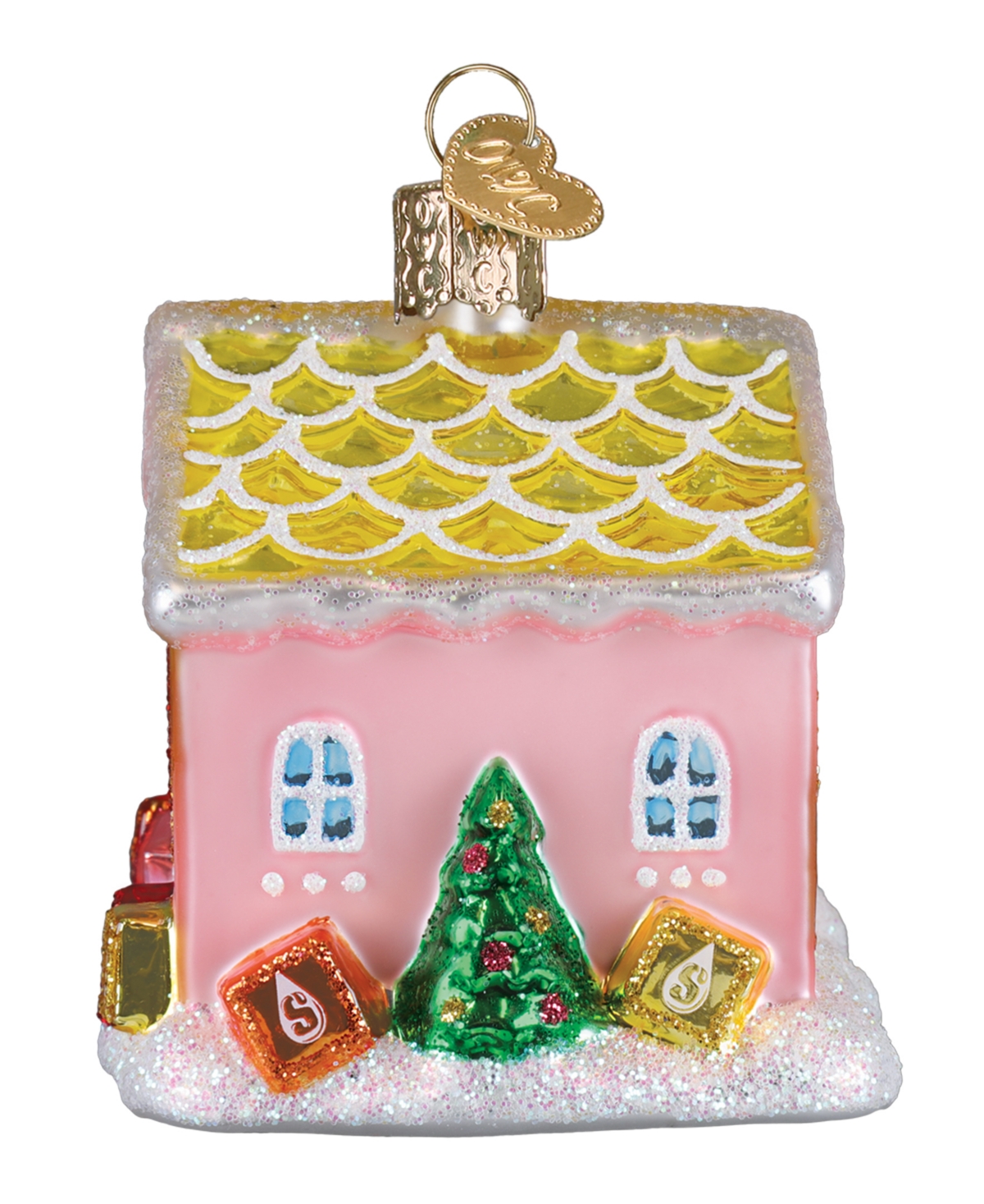 Old World Christmas 3" Cottage Starburst Ornament In Multi