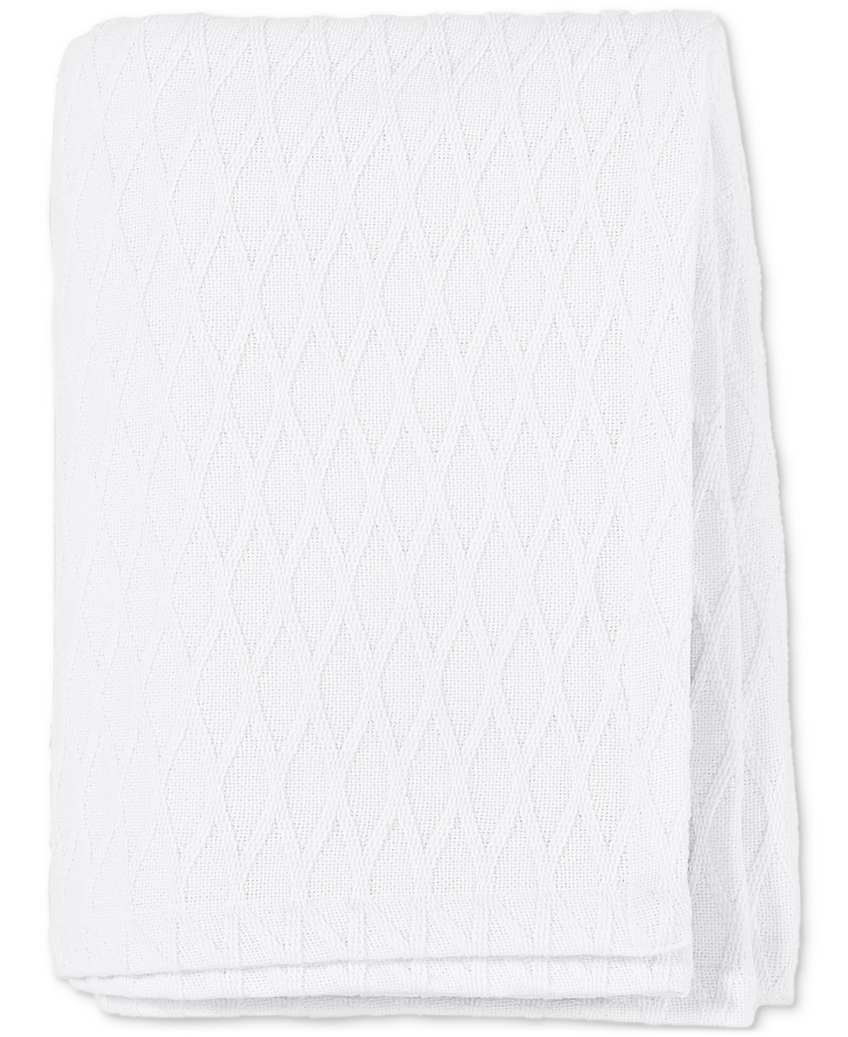 Ralph Lauren Classic Cotton Blanket, Full/queen In White
