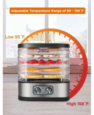 5-Tray Adjustable Height Food Dehydrator