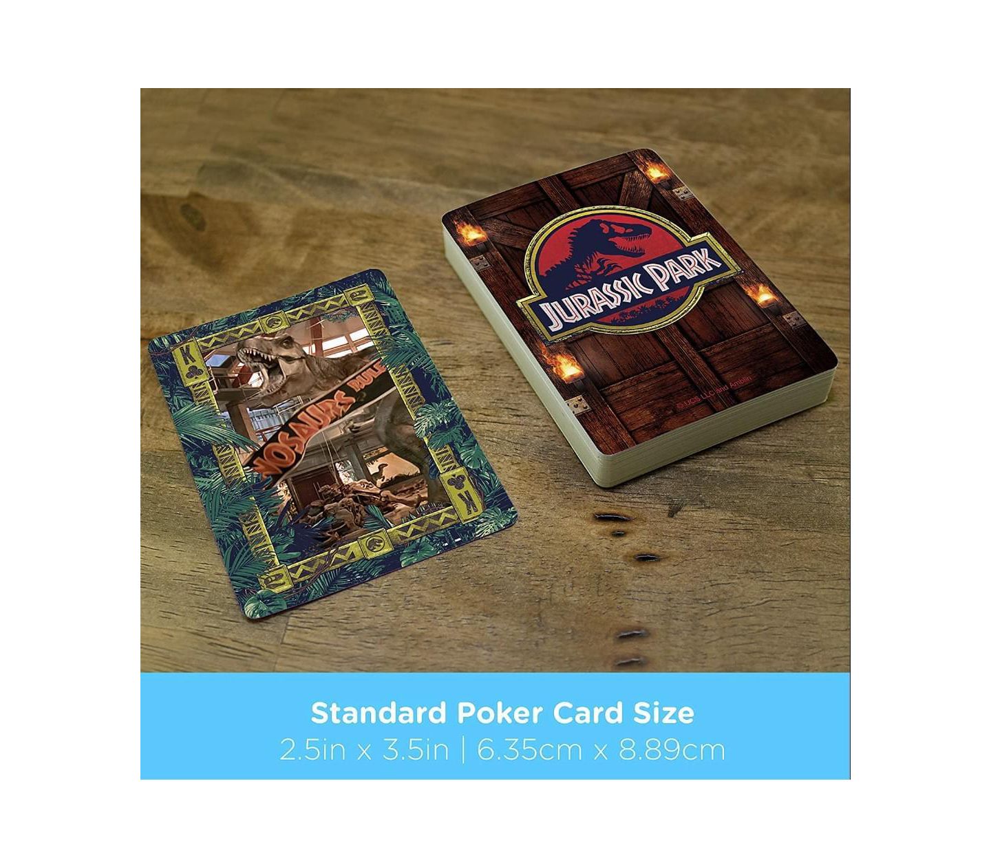 Детские игрушки NMR Distribution Jurassic Park Playing Cards, 54 Cards, Ages 3+ — фото 3