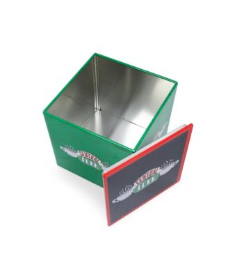 Friends Central Perk Tin Storage Box Cube Organizer with Lid | 4 Inches