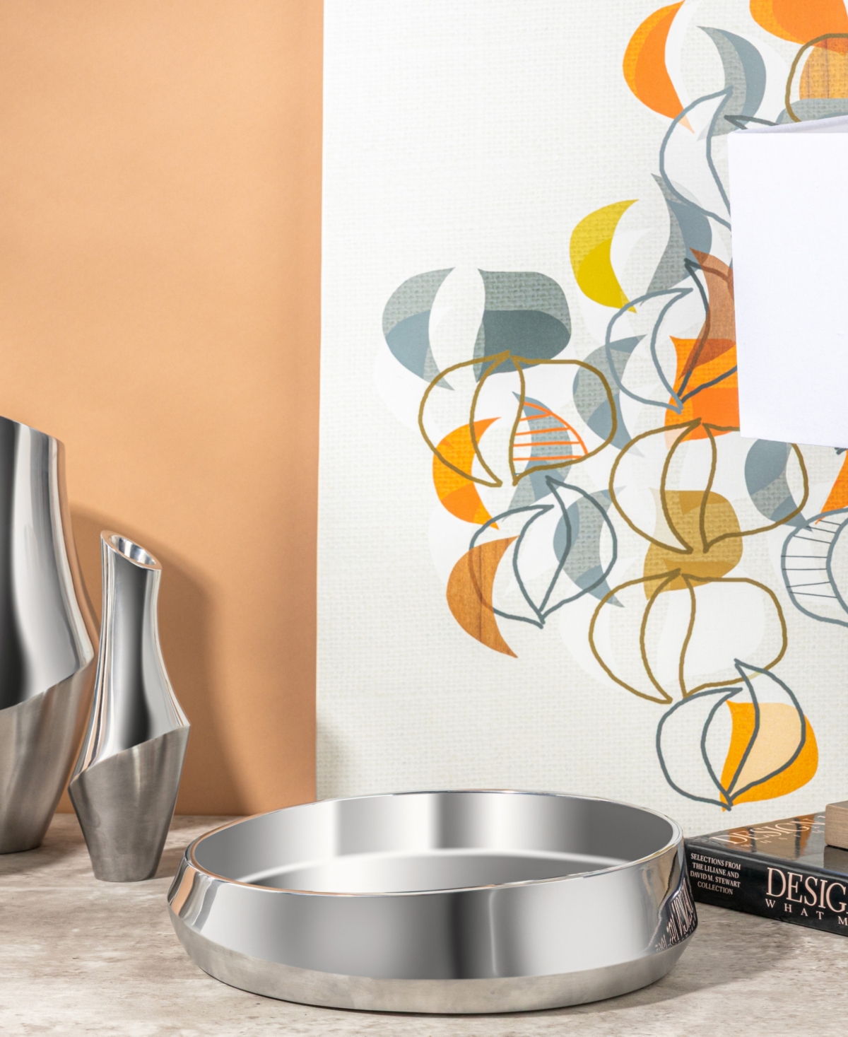 Nambe Symphony Low Bowl In Metallic