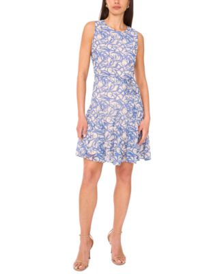 Vince Camuto - Women's Printed Fit & Flare Dress