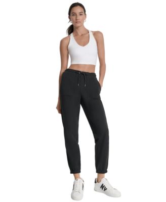 Women's Cotton-Blend Tie-Waist Joggers