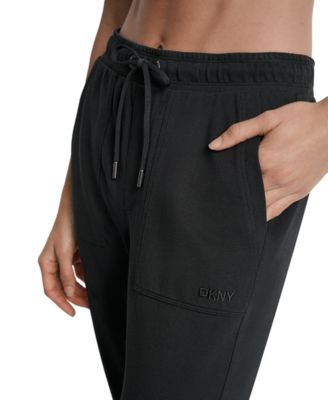 Women's Cotton-Blend Tie-Waist Joggers