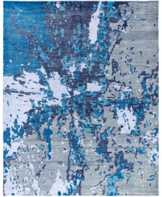 ADORN HAND WOVEN RUGS - Indo Galaxy M7226 7'10"x9'10" Area Rug