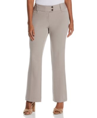 Petite Curvy Fit Boot Cut Pants