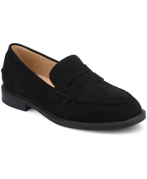 Женские туфли Journee Collection Brooks Block Heel Penny, цвет: Чёрный