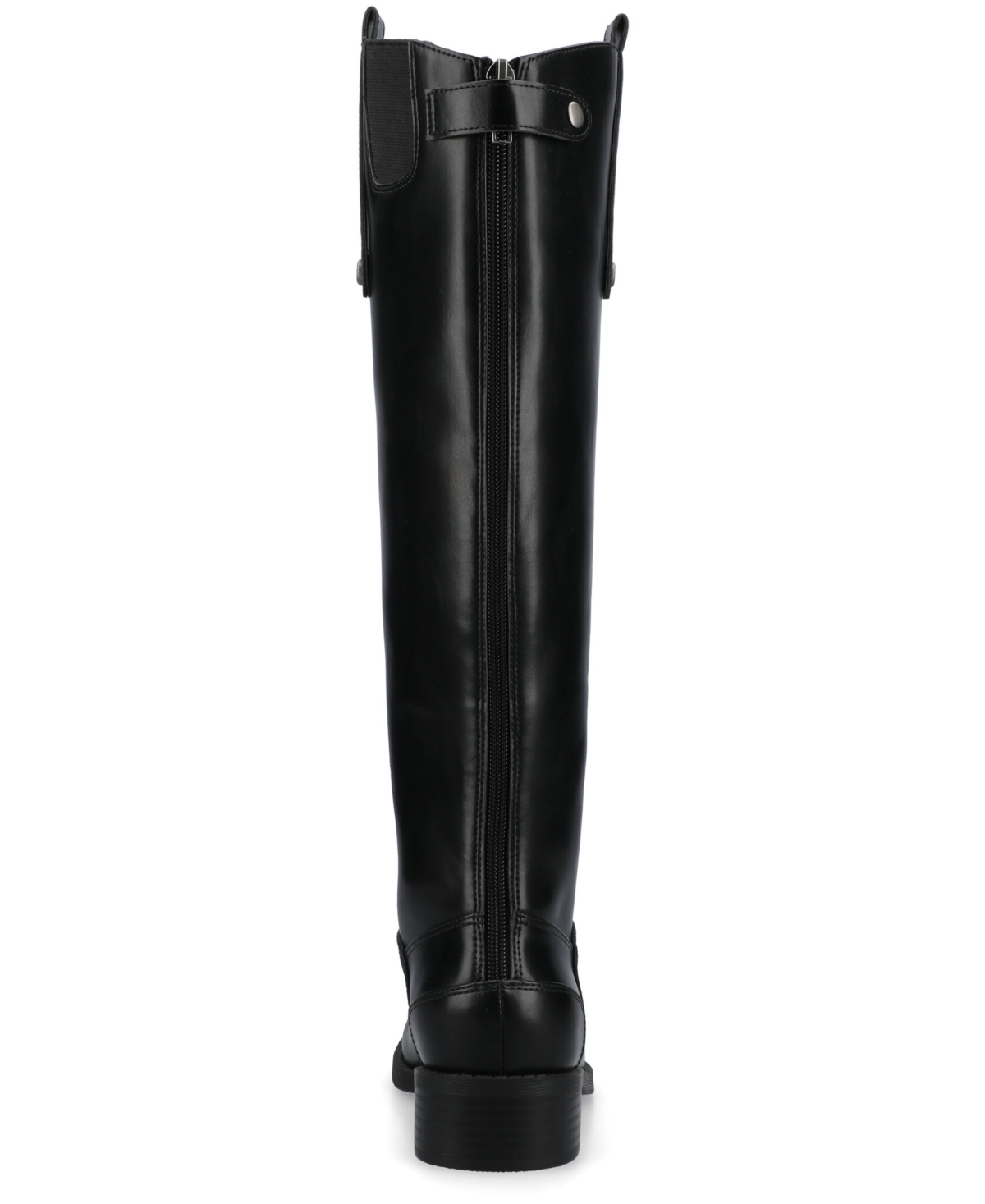 Journee Collection Women's Gema Round Toe Riding Boots In Black