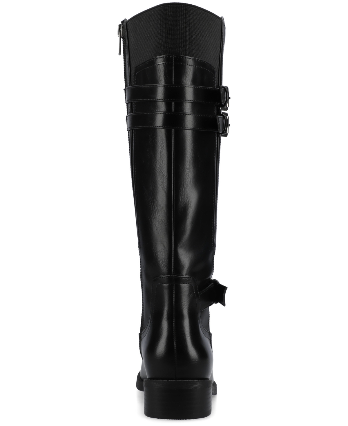 Journee Collection Journee Women's Sonny Knee High Extra Wide-calf Casual Boots In Black