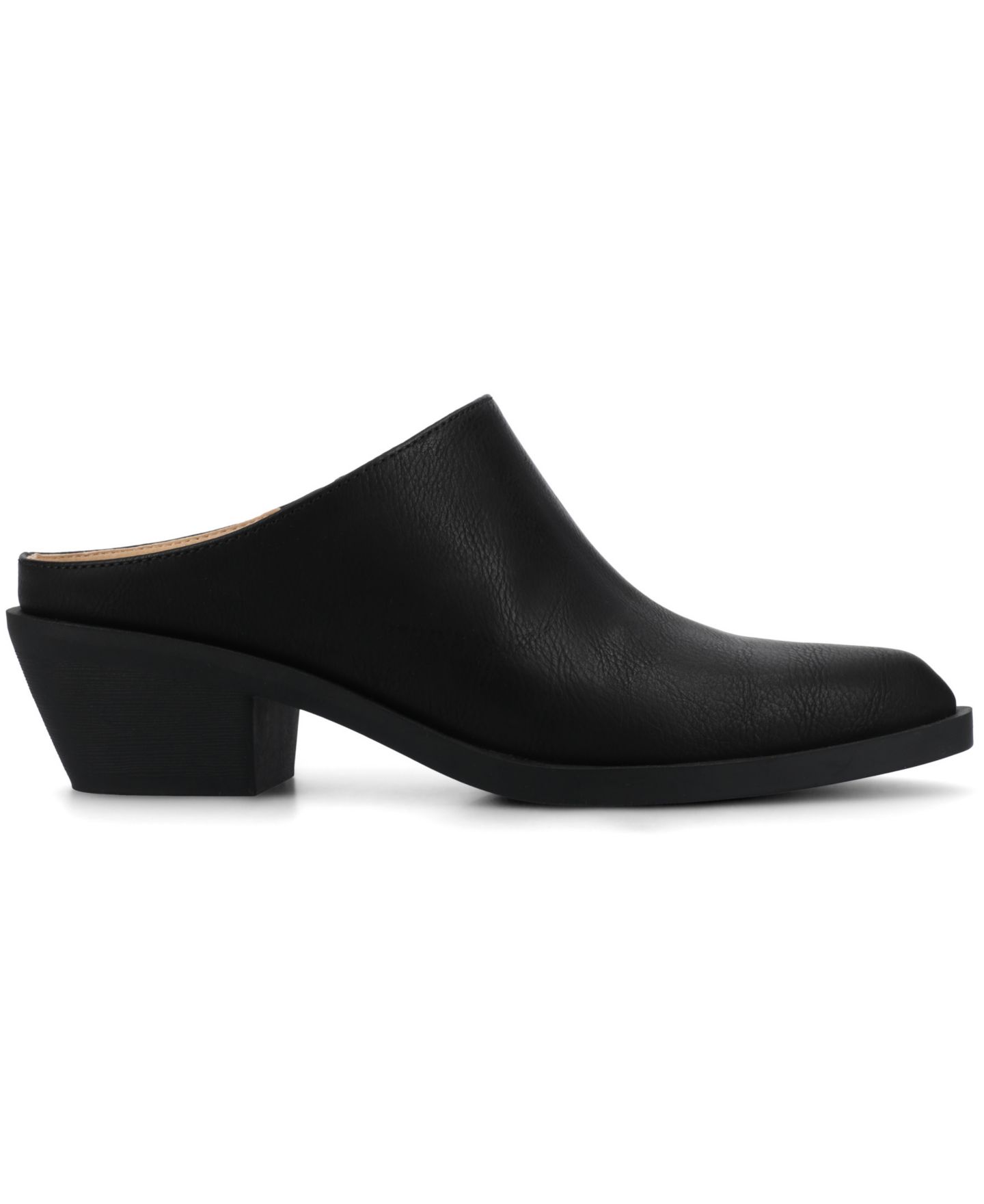 Женские сабо Journee Collection Tomeka Pointed Toe Mules, цвет: Чёрный — фото 2