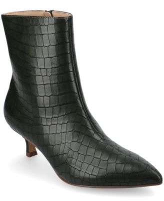 Women's Arely Kitten Heel Pointed Toe Dress Booties