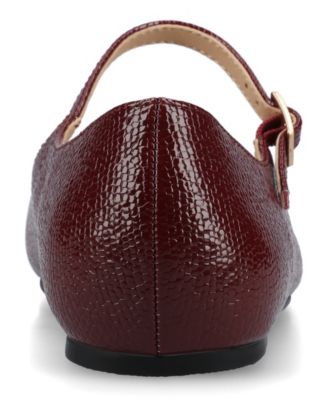 Women's Carrie Square Toe Mary Jane Flats
