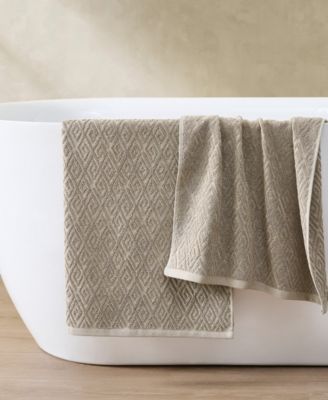 Maze Solid Texture Cotton Hand Towel, 30" x 20"