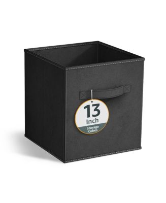 Sorbus 13 Inch Foldable Fabric Storage Cube Bin with Handles- for ...