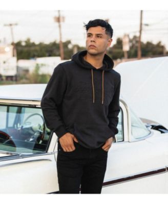 Men's Heavyweight Embossed Logo Pullover Hoodie