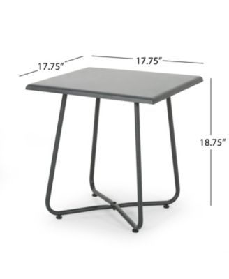 Modern Steel End Table