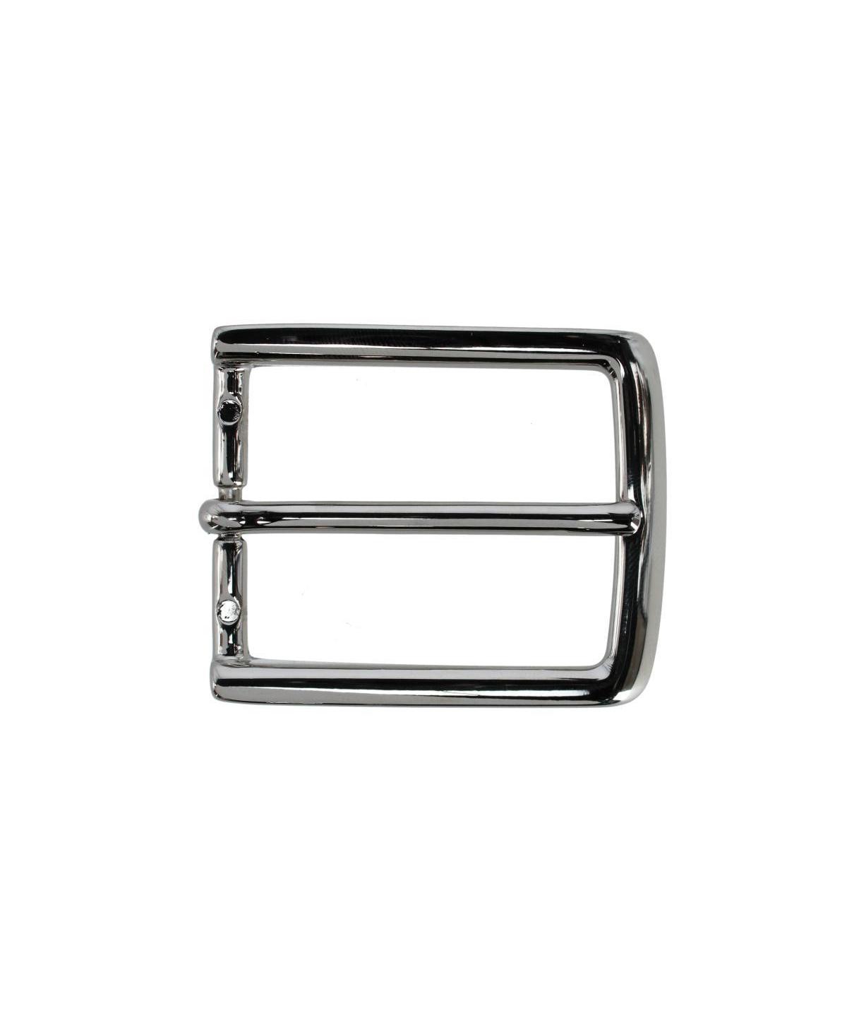 Men's 35mm Italian Solid Brass Simple and Classic Harness Belt Buckle - Polished brass