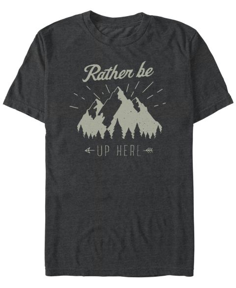 Мужская футболка Fifth Sun Rather Be Short Sleeve, цвет: Тёмный угольный