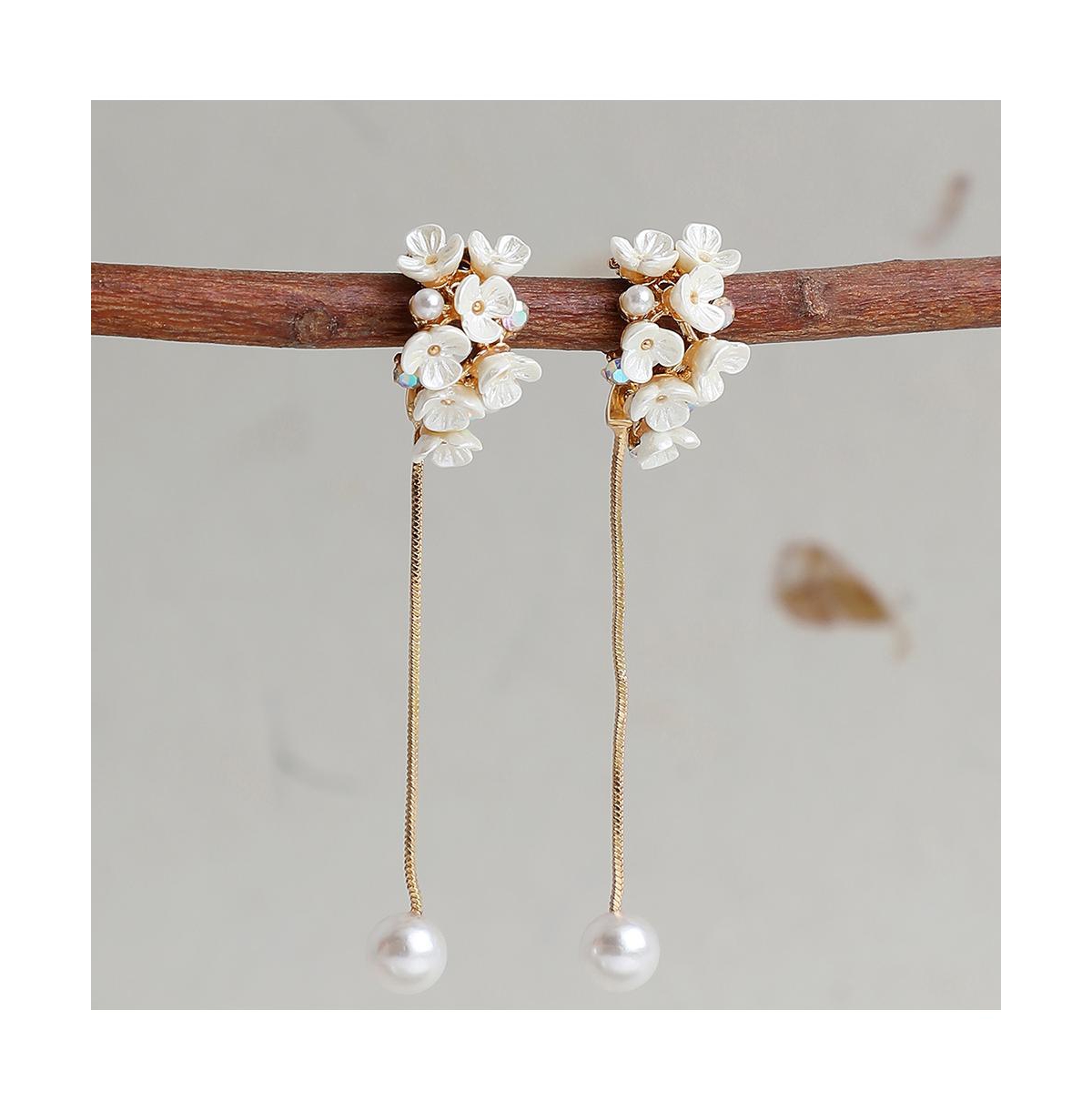 Sohi Gold-plated Statement Dangler Drop Earrings