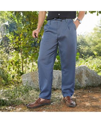 Men's Steel Blue Tailored Trousers